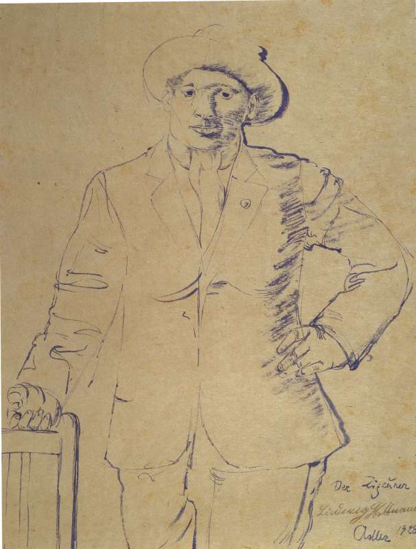Der Zigeuner (The Gipsy), Portrait of Ludwig Hoffmann